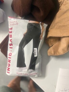 Ingrid Isabel maternity black legging size medium black